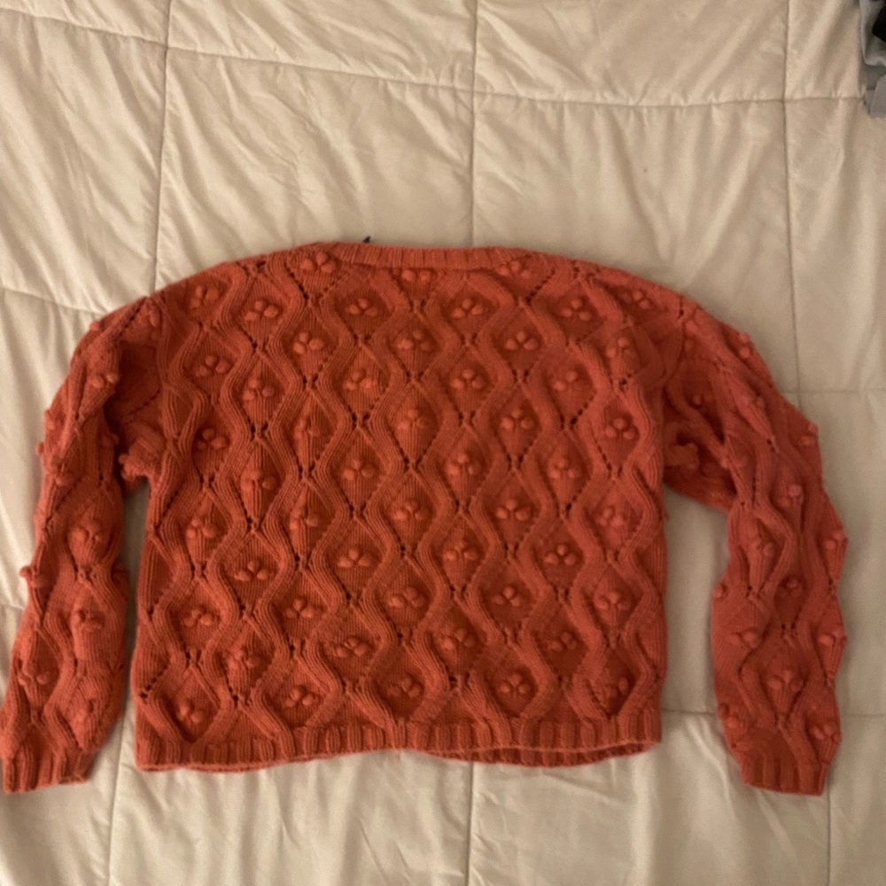Rare Vintage 1980s Gap Embroidered Flower Cardigan - Picture 4 of 4